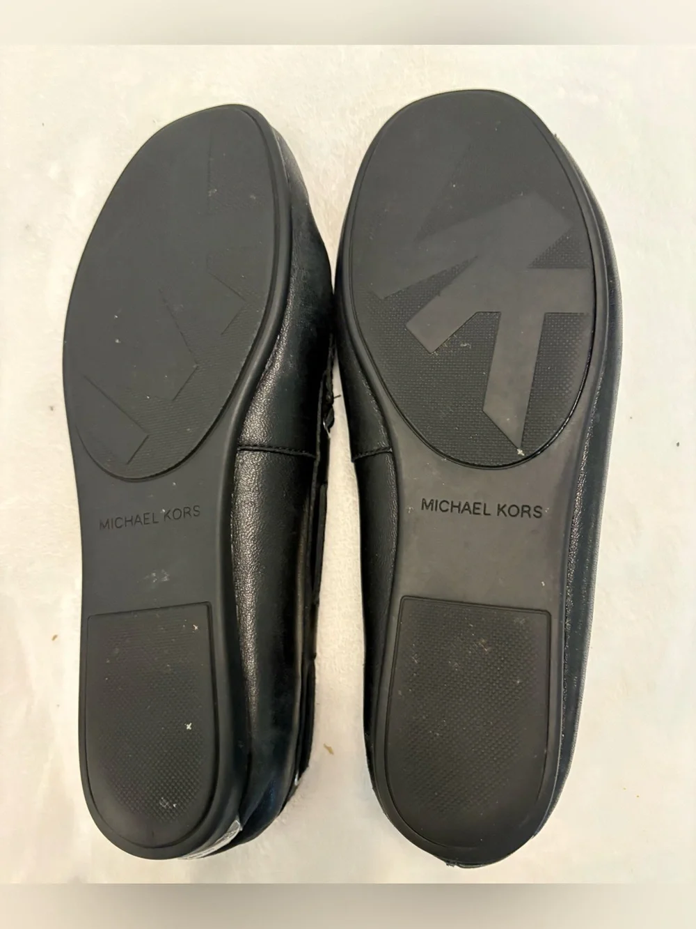 Michael Kors Juliette Black Leather Women’s Loafers Size 7.5.